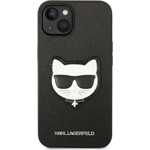 Kup Etui Karl Lagerfeld KLHCP14MSAPCHK Apple iPhone 14 Plus / 15 Plus hardcase černý/black Saffiano Choupette Head Patch - KLD997 - {ean13} - Sklep Home Screen