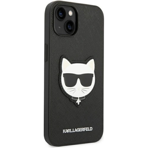 Kup Etui Karl Lagerfeld KLHCP14MSAPCHK Apple iPhone 14 Plus / 15 Plus hardcase černý/black Saffiano Choupette Head Patch - KLD997 - {ean13} - Sklep Home Screen