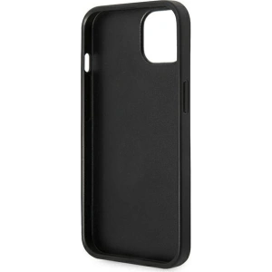 Etui Karl Lagerfeld KLHCP14MSAPKHG Apple iPhone 14 Plus / 15 Plus srebrny/silver hardcase Saffiano Karl`s Head Patch