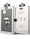 Kup Etui Karl Lagerfeld KLHCP14MSAPKHG Apple iPhone 14 Plus / 15 Plus srebrny/silver hardcase Saffiano Karl`s Head Patch - KLD998 - {ean13} - Sklep Home Screen