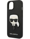 Kup Etui Karl Lagerfeld KLHCP14MSAPKHK Apple iPhone 14 Plus / 15 Plus negru/black hardcase Saffiano Patch-ul Capului lui Karl - KLD999 - {ean13} - Sklep Home Screen
