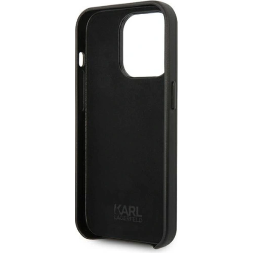 Kup Case Karl Lagerfeld KLHCP14XFWHK Apple iPhone 14 Pro Max Hardcase schwarz/schwarz Leder Perforiertes Logo - KLD1011 - {ean13} - Sklep Home Screen