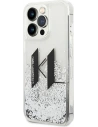 Kup Etui Karl Lagerfeld KLHCP14XLBKLCS Apple iPhone 14 Pro Max srebrny/silver hardcase Liquid Glitter Big KL - KLD1012 - {ean13} - Sklep Home Screen