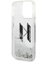 Kup Etui Karl Lagerfeld KLHCP14XLBKLCS Apple iPhone 14 Pro Max srebrny/silver hardcase Liquid Glitter Big KL - KLD1012 - {ean13} - Sklep Home Screen