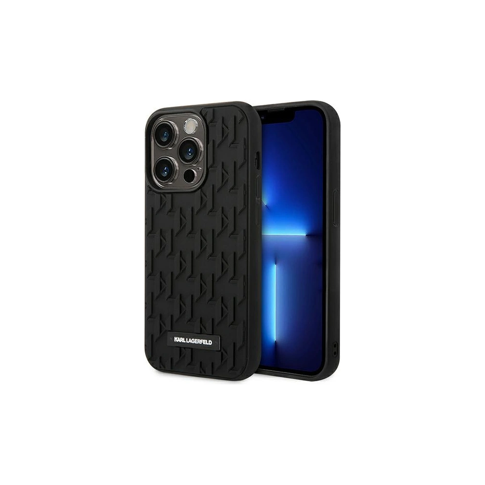 Etui Karl Lagerfeld KLHCP14XRUPKLPK Apple iPhone 14 Pro Max hardcase czarny/black 3D Monogram
