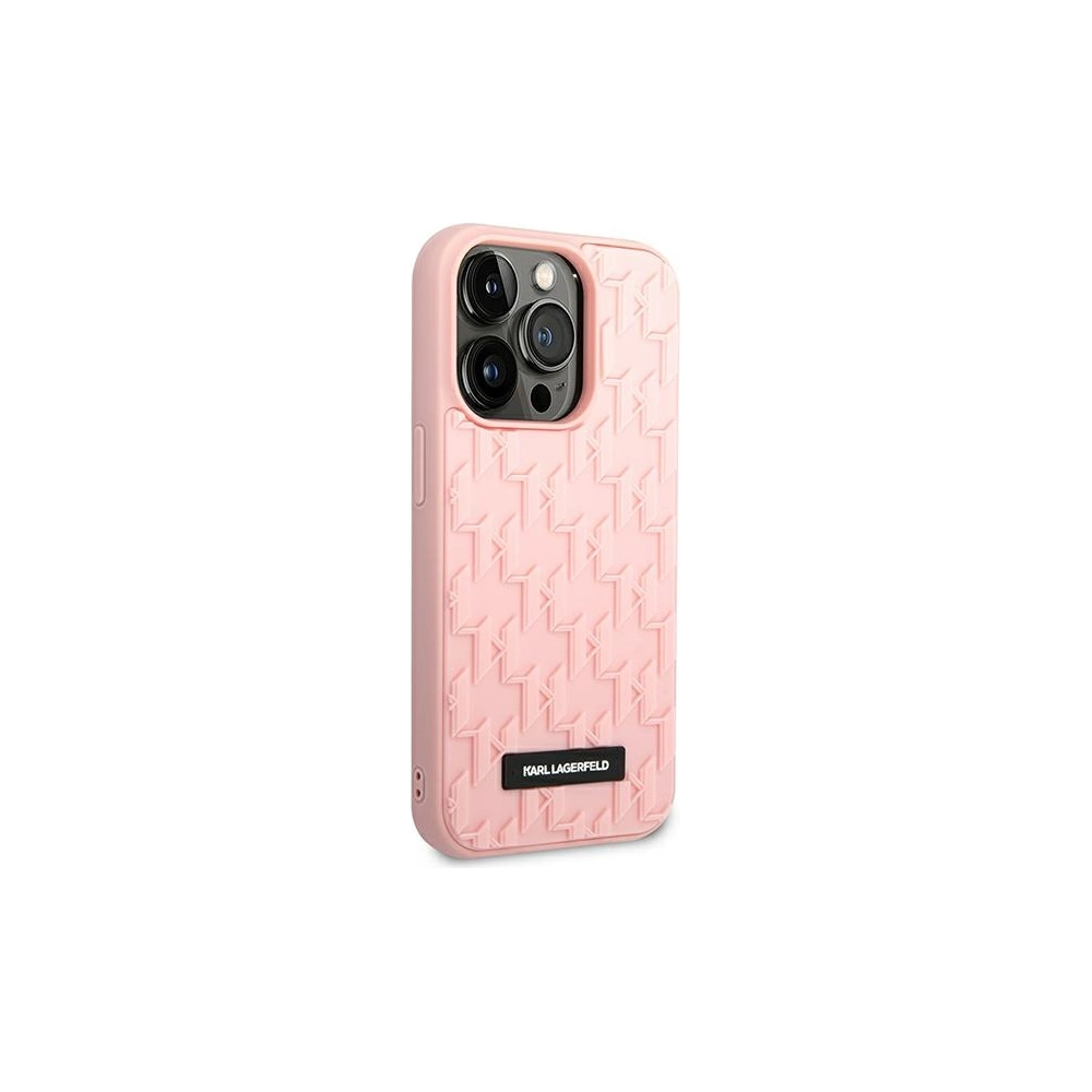Etui Karl Lagerfeld KLHCP14XRUPKLPP Apple iPhone 14 Pro Max hardcase różowy/pink 3D Monogram