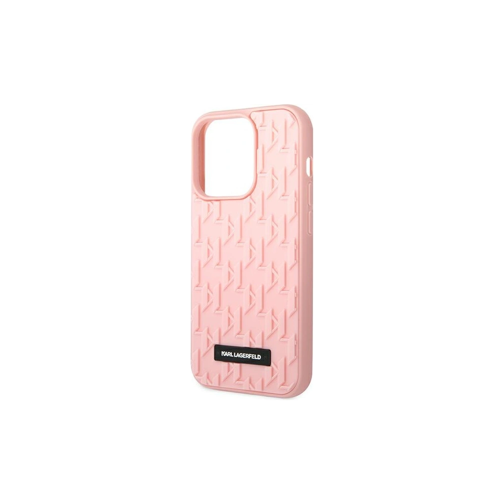 Etui Karl Lagerfeld KLHCP14XRUPKLPP Apple iPhone 14 Pro Max hardcase różowy/pink 3D Monogram