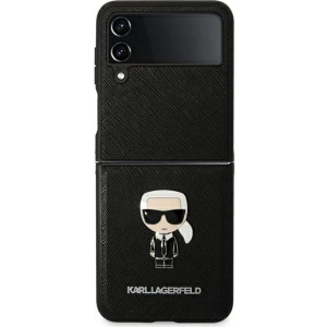 Kup Etui Karl Lagerfeld KLHCZF4IKMSBK Samsung Galaxy Z Flip 4 fekete/black book Saffiano Ikonik Metal - KLD1019 - {ean13} - Sklep Home Screen