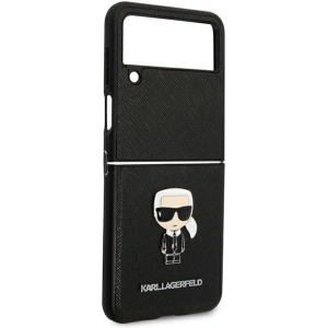 Kup Etui Karl Lagerfeld KLHCZF4IKMSBK Samsung Galaxy Z Flip 4 fekete/black book Saffiano Ikonik Metal - KLD1019 - {ean13} - Sklep Home Screen