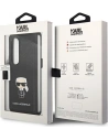 Kup Case Karl Lagerfeld KLHCZFD4IKMSBK Samsung Galaxy Z Fold 4 schwarz / black Buch Saffiano Ikonik Metall - KLD1020 - {ean13} - Sklep Home Screen