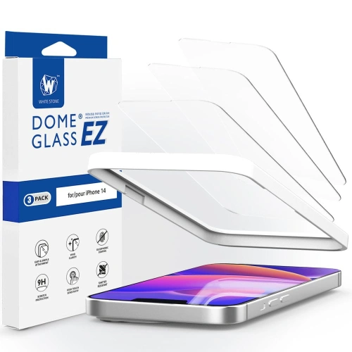 Kup Gehärtetes Glas Whitestone EZ Glass Apple iPhone 14 [3 PACK] - WSD072 - {ean13} - Sklep Home Screen