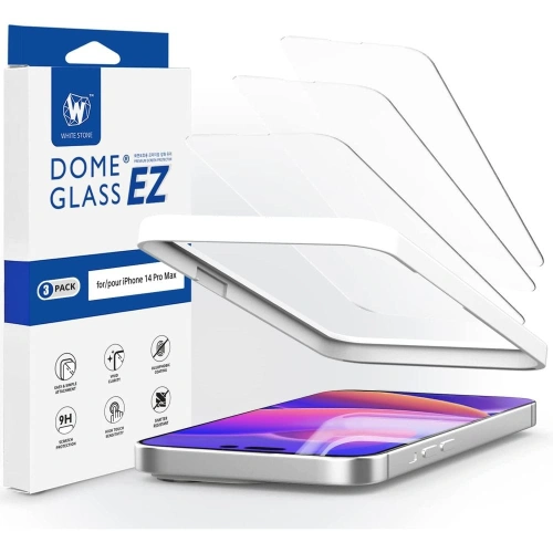 Kup Sticlă securizată Whitestone EZ Glass Apple iPhone 14 Pro Max [3 PACK] - WSD074 - {ean13} - Sklep Home Screen