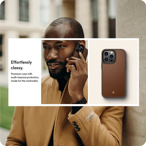 Buy Spigen Cyrill Kajuk Mag MagSafe Apple iPhone 14 Pro Max Saddle Brown - SPN2460 - {ean13} - Home Screen Store Europe