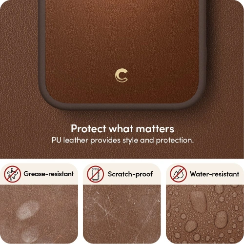 Buy Spigen Cyrill Kajuk Mag MagSafe Apple iPhone 14 Pro Max Saddle Brown - SPN2460 - {ean13} - Home Screen Store Europe