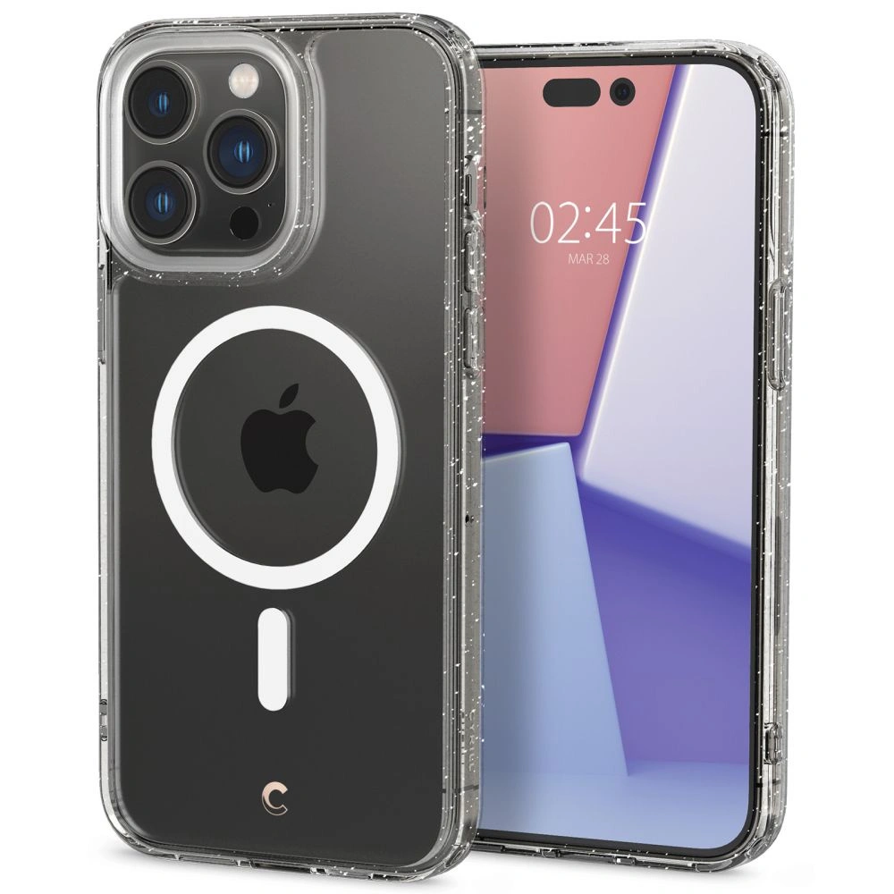 Etui Spigen Cyrill Shine Mag MagSafe Apple iPhone 14 Pro Glitter Clear