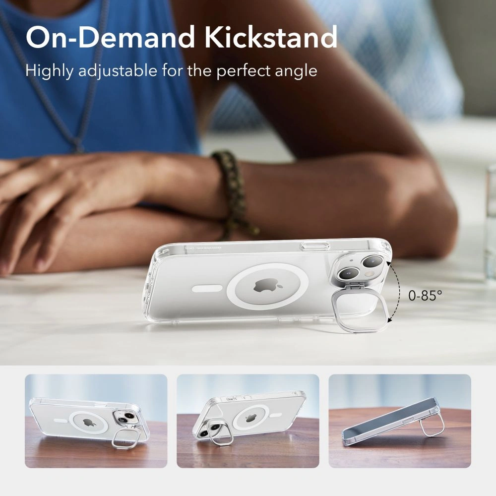 Etui ESR Classic Kickstand Halolock MagSafe Apple iPhone 14/13 Clear