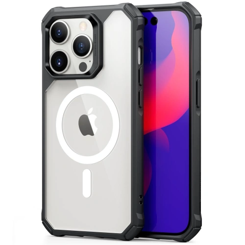 Kup Etui ESR Air Armor Halolock MagSafe Apple iPhone 14 Pro Čiré/Černé - ESR549 - {ean13} - Sklep Home Screen