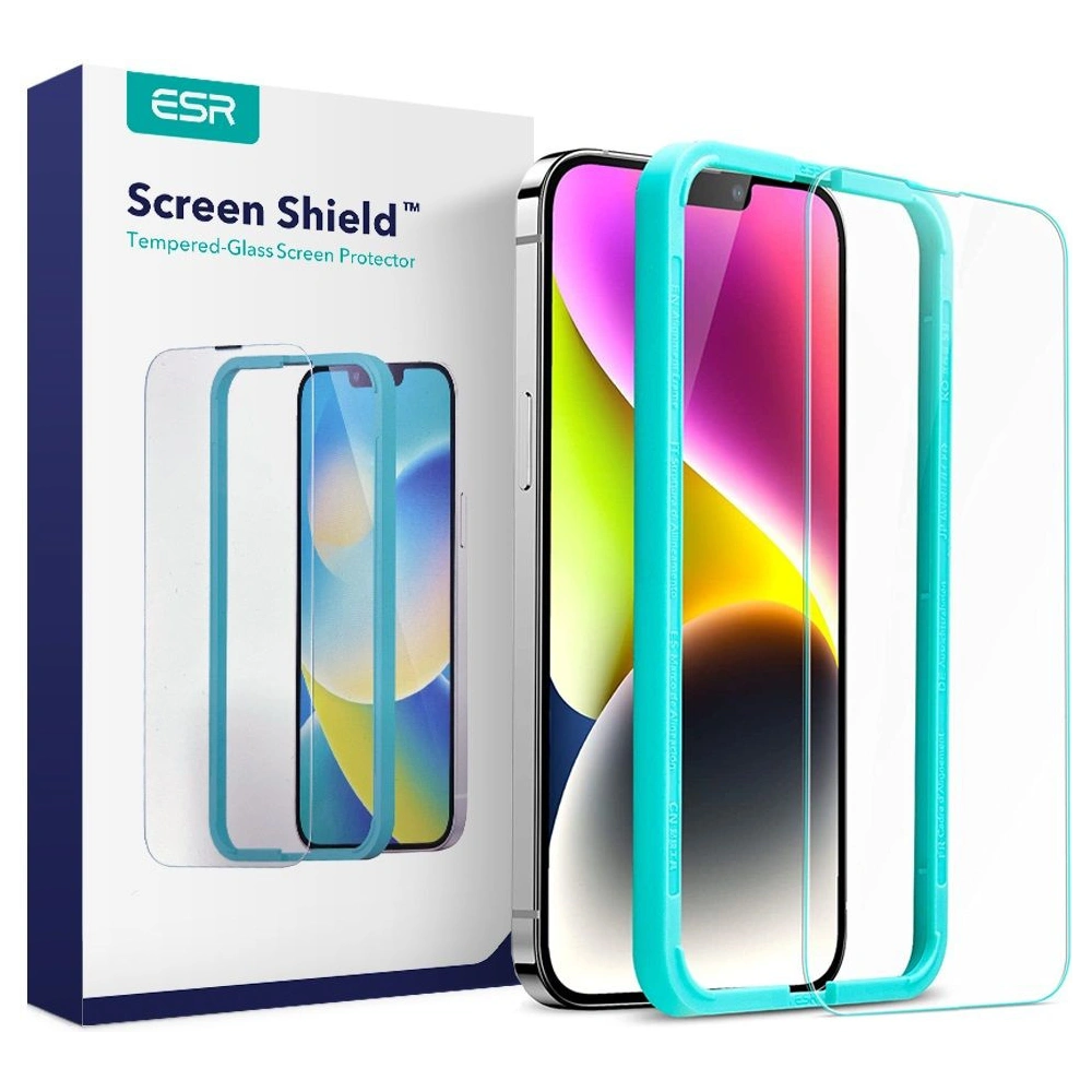 Szkło hartowane ESR Screen Shield Apple iPhone 13/13 Pro/14 Clear