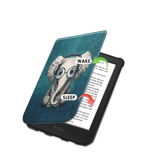 Buy Tech-Protect Smartcase Pocketbook Color/Touch Lux 4/5/HD 3 Happy Elephant - THP1367 - {ean13} - Home Screen Store Europe