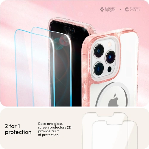 Kup Etui Spigen Cyrill Shine Mag MagSafe Apple iPhone 14 Pro Glitter Rózsaszín - SPN2466 - {ean13} - Sklep Home Screen