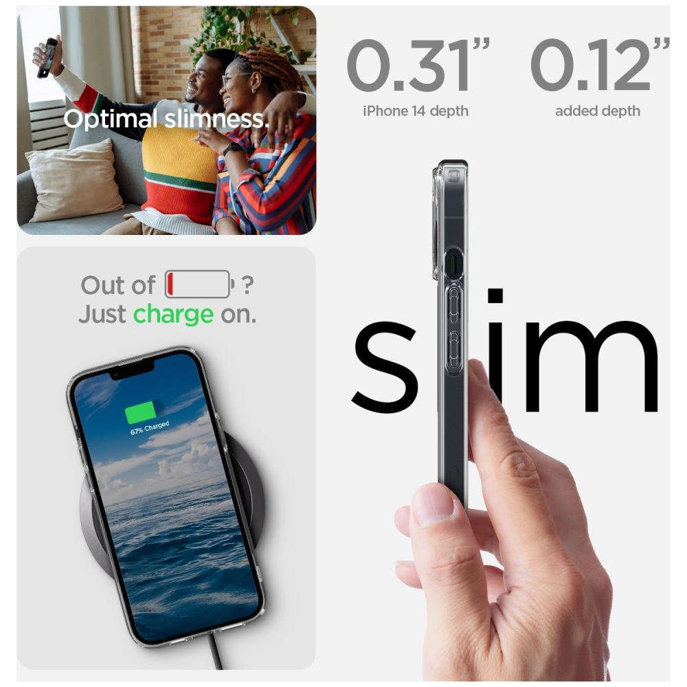 Etui Spigen Ultra Hybrid Mag MagSafe Apple iPhone 14 Plus / 15 Plus Black