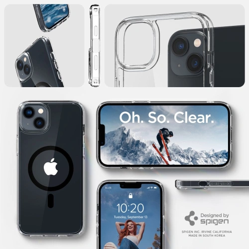 Kup Etui Spigen Ultra Hybrid Mag MagSafe Apple iPhone 14 Plus / 15 Plus Fekete - SPN2468 - {ean13} - Sklep Home Screen