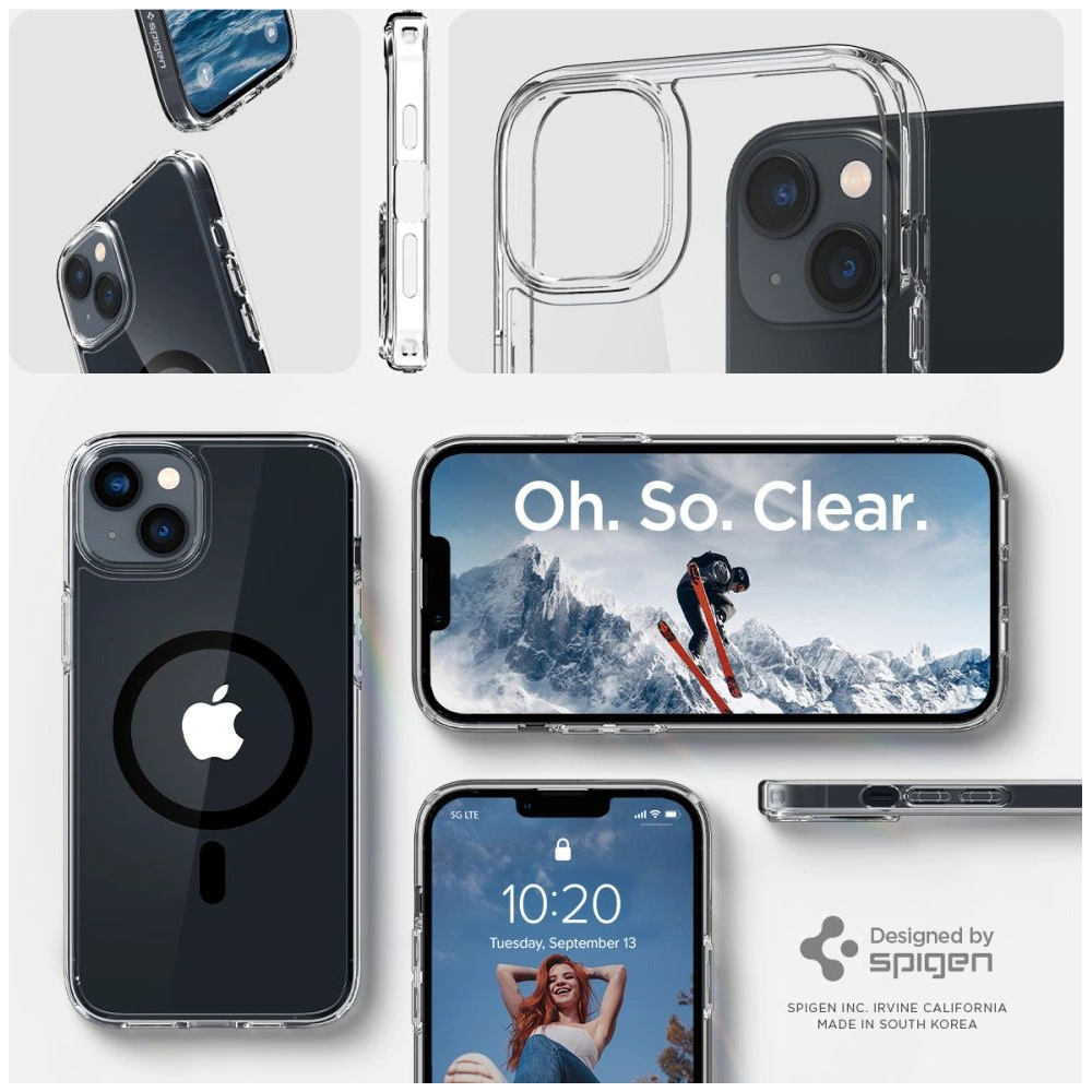 Etui Spigen Ultra Hybrid Mag MagSafe Apple iPhone 14 Plus / 15 Plus Black