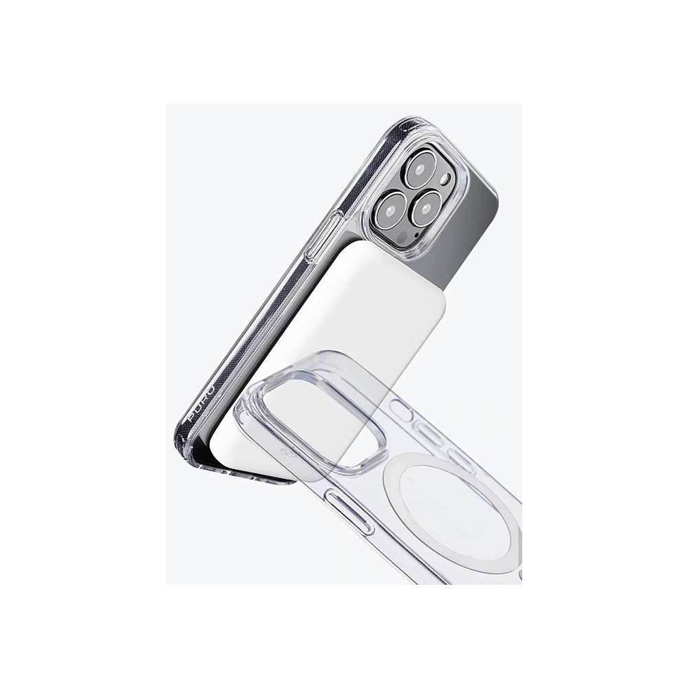 Etui PURO LITEMAG MagSafe Apple iPhone 14 Pro (przezroczysty)