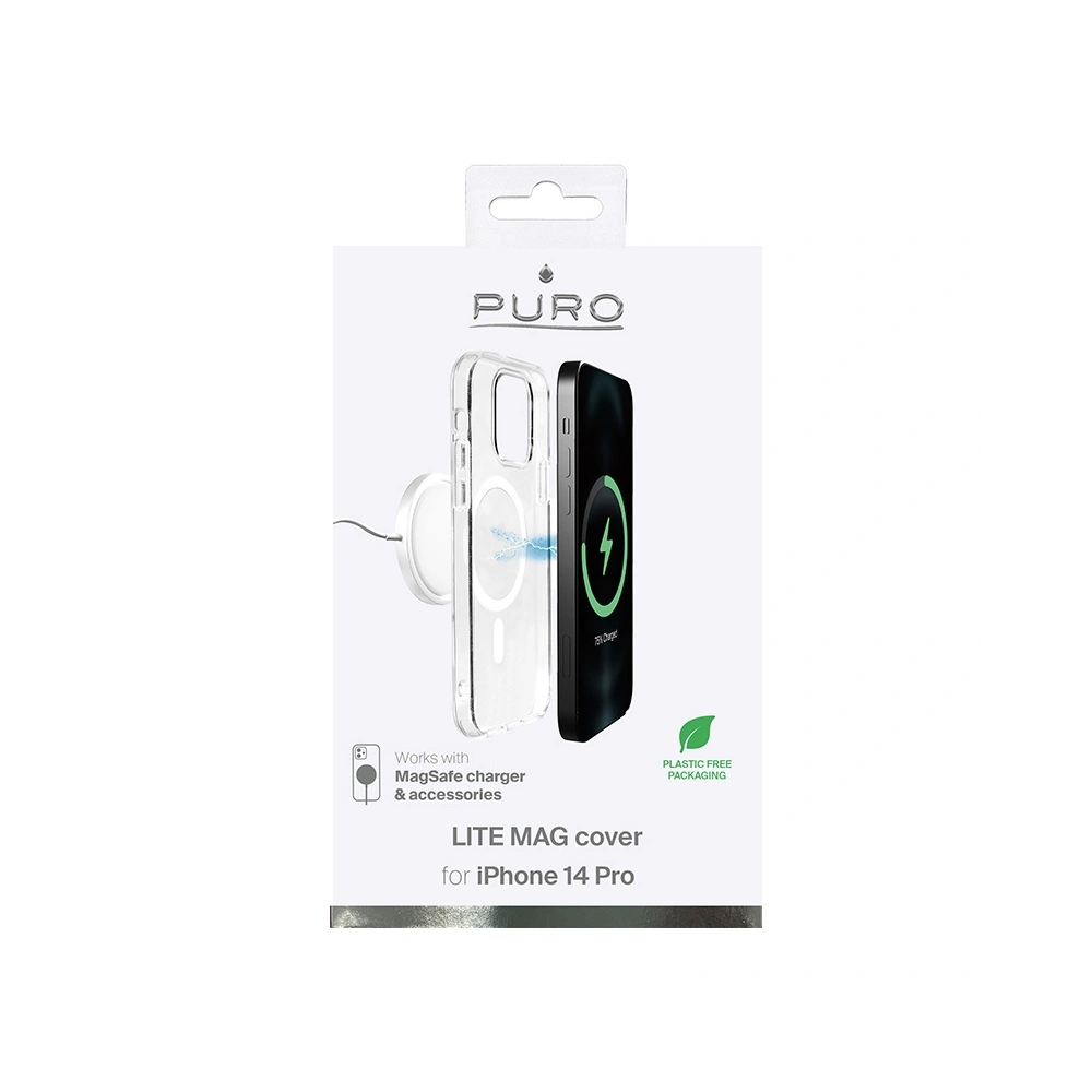 Etui PURO LITEMAG MagSafe Apple iPhone 14 Pro (przezroczysty)