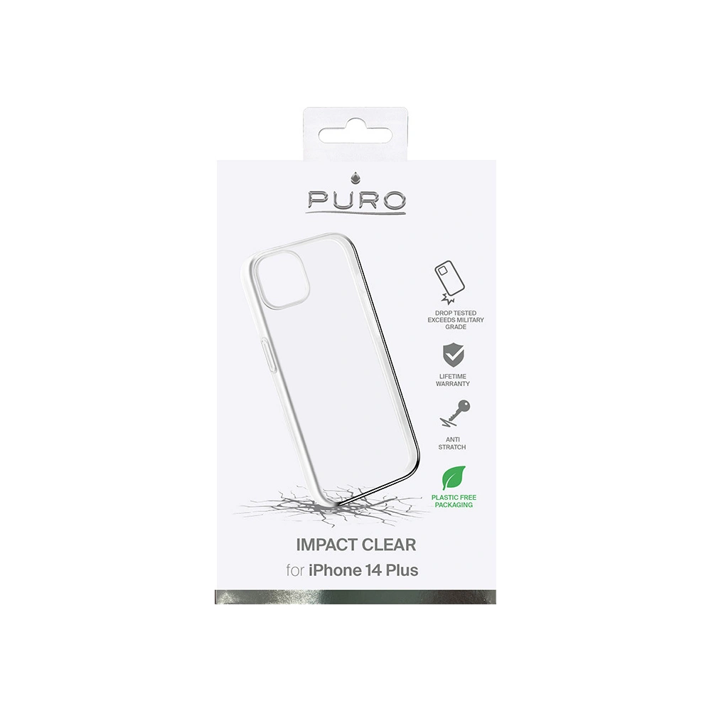 Etui PURO Impact Clear Apple iPhone 14 Plus / 15 Plus (przezroczysty)