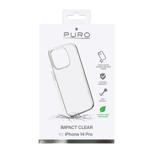 Buy PURO Impact Clear Apple iPhone 14 Pro (clear) - PUR593 - {ean13} - Home Screen Store Europe