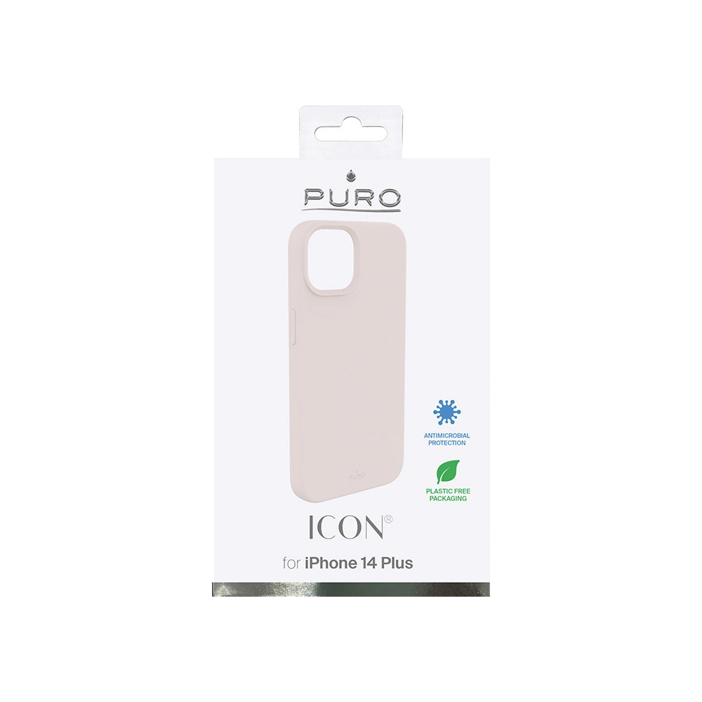 Etui PURO ICON Cover Apple iPhone 14 Plus / 15 Plus (piaskowy róż)