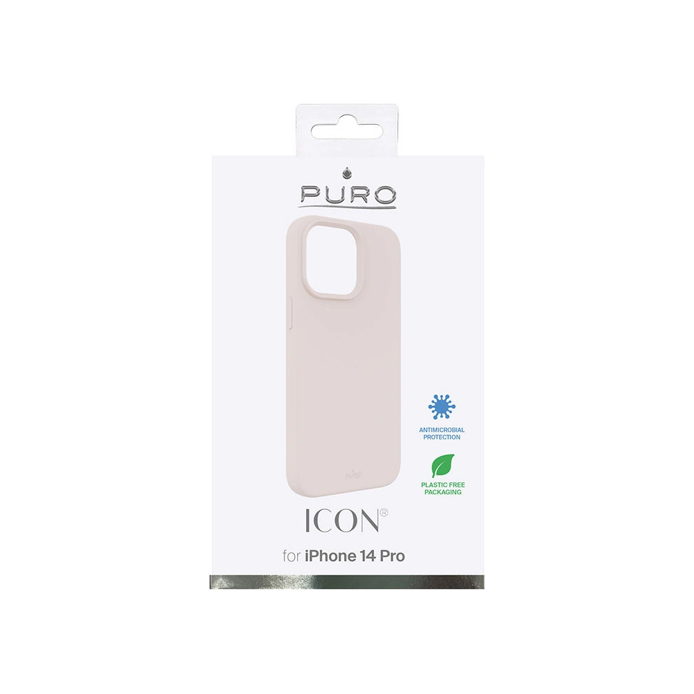 Etui PURO ICON Cover Apple iPhone 14 Pro (piaskowy róż)