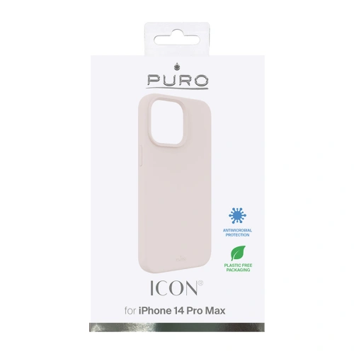 Kup Etui PURO ICON Cover Apple iPhone 14 Pro Max (piaskowy róż) - PUR602 - {ean13} - Sklep Home Screen