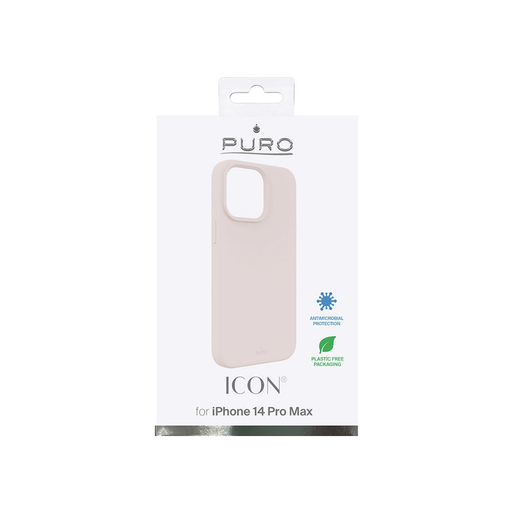 Etui PURO ICON Cover Apple iPhone 14 Pro Max (piaskowy róż)