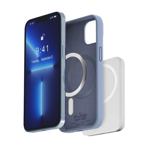 Kup PURO ICON MAG MagSafe Case für Apple iPhone 14 Plus / 15 Plus (Sierra Blau) - PUR607 - {ean13} - Sklep Home Screen