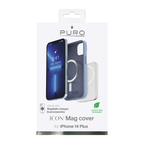 Kup PURO ICON MAG MagSafe Case für Apple iPhone 14 Plus / 15 Plus (Sierra Blau) - PUR607 - {ean13} - Sklep Home Screen