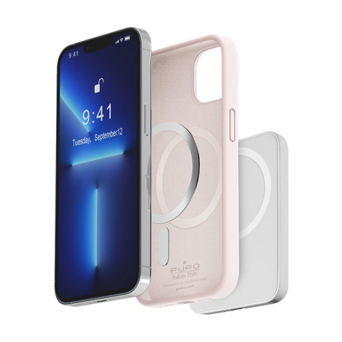 Kup Etui PURO ICON MAG MagSafe Apple iPhone 14 Plus / 15 Plus (Prachová růžová) - PUR608 - {ean13} - Sklep Home Screen