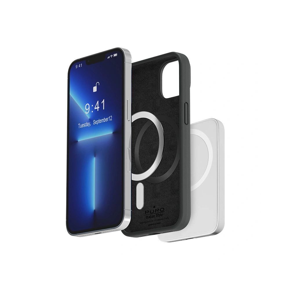 Etui PURO ICON MAG MagSafe Apple iPhone 14 Pro Max (Black)