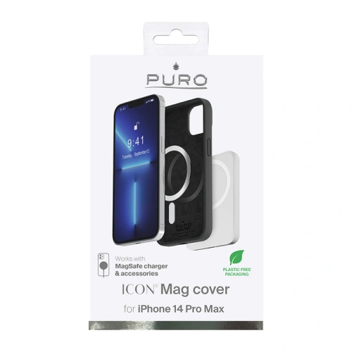 Kup Etui PURO ICON MAG MagSafe Apple iPhone 14 Pro Max (Fekete) - PUR611 - {ean13} - Sklep Home Screen