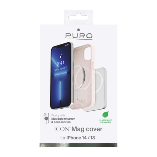 Kup Etui PURO ICON MAG MagSafe Apple iPhone 14/13 (Prašná růžová) - PUR615 - {ean13} - Sklep Home Screen