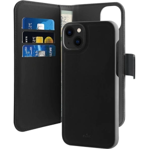 Etui PURO Wallet Detachable 2w1 Apple iPhone 14 Plus / 15 Plus (czarny)