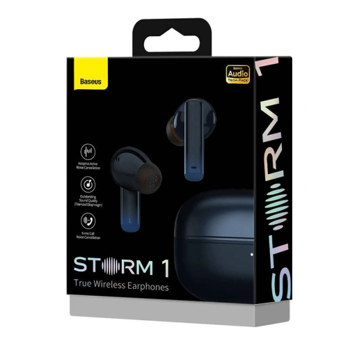 Buy Baseus Storm 1 Earbuds TWS ANC (black) - BSU3515 - {ean13} - Home Screen Store Europe