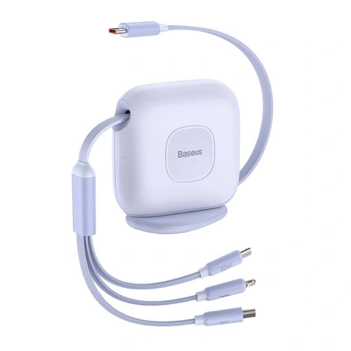 Kup Cablul USB Baseus Fabric 3in1 USB-C/Lightning/microUSB 3,5A 1,7m (mov) - BSU3518 - {ean13} - Sklep Home Screen