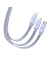 Kup Cablul USB Baseus Fabric 3in1 USB-C/Lightning/microUSB 3,5A 1,7m (mov) - BSU3518 - {ean13} - Sklep Home Screen