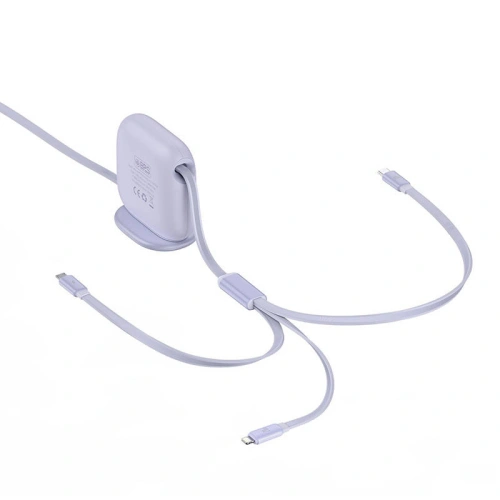 Kup Kabel USB Baseus Fabric 3in1 USB-C/Lightning/microUSB 3,5A 1,7m (fialový) - BSU3518 - {ean13} - Sklep Home Screen