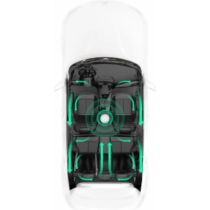 Buy Baseus car air freshener with humidifying function black - BSU3532 - {ean13} - Home Screen Store Europe