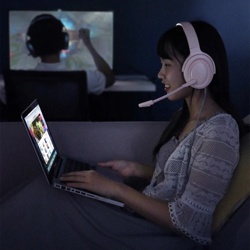 Buy Baseus GAMO USB headphones with microphone and remote for players gray - BSU3533GRY - {ean13} - Home Screen Store Europe