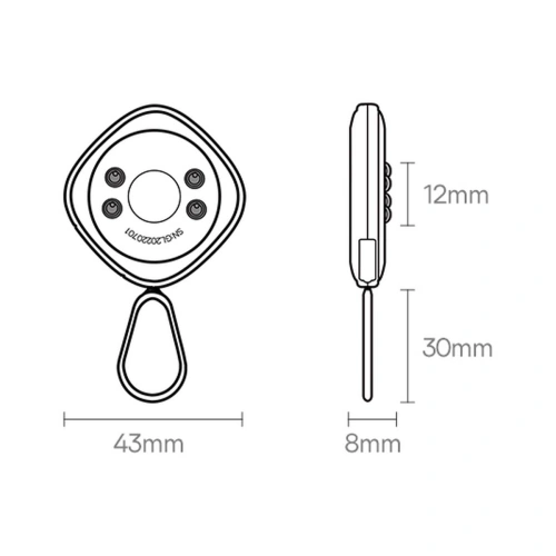 Kup Baseus Heyo detector de camere ascunse negru - BSU3534 - {ean13} - Sklep Home Screen