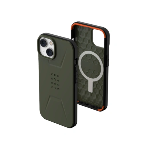 Kup Case UAG Urban Armor Gear Civilian MagSafe Apple iPhone 14 Plus / 15 Plus (grün) - UAG1025 - {ean13} - Sklep Home Screen